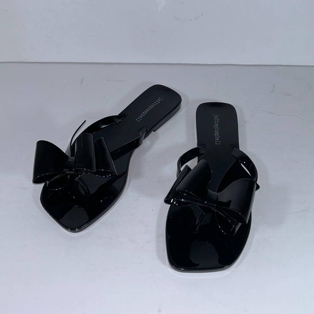 Jeffrey Campbell Black Sandals - Picture 2 of 9